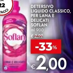 Bennet Detersivo liquido classico, per lana e delicati SOFLAN offerta
