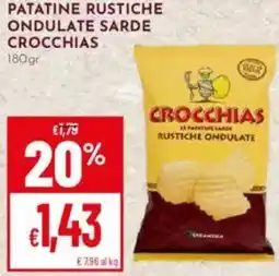 Pan Patatine rustiche ondulate sarde CROCCHIAS offerta