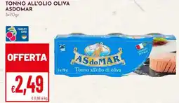 Pan Tonno all'olio oliva ASDOMAR offerta