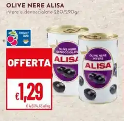 Pan Olive nere intere ALISA offerta