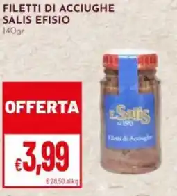 Pan Filetti di acciughe salis efisio offerta