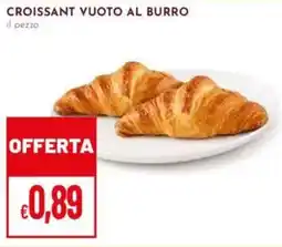 Pan Croissant vuoto al burro offerta