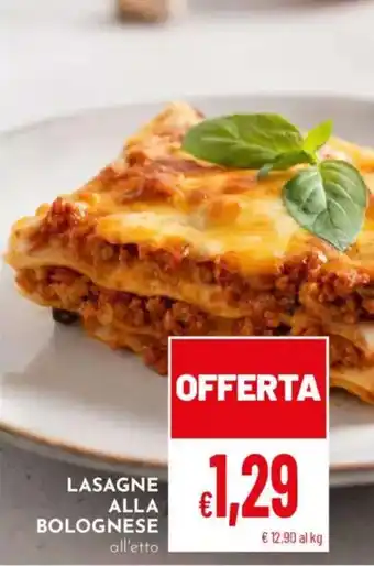 Pan Lasagne alla bolognese offerta