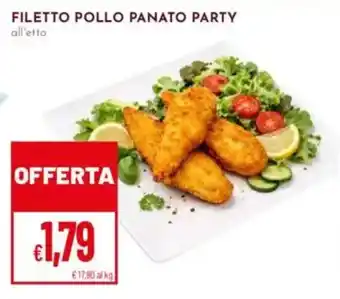 Pan Filetto pollo panato party offerta
