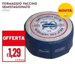 Pan Formaggio vaccino semistagionato offerta