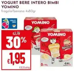 Pan Yogurt bere intero bimbi YOMINO offerta
