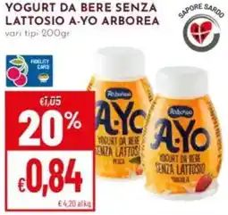 Pan Yogurt da bere senza lattosio A-YO ARBOREA offerta