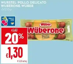Pan Wurstel pollo delicato wuberone WUBER offerta