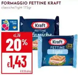 Pan Formaggio fettine KRAFT offerta