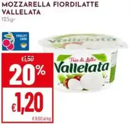 Pan Mozzarella fiordilatte VALLELATA offerta