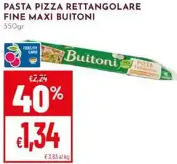 Pan Pasta pizza rettangolare fine maxi BUITONI offerta