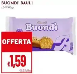 Pan Buondi' BAULI offerta