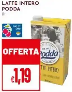 Pan Latte intero PODDA offerta