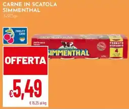 Pan Carne in scatola SIMMENTHAL offerta