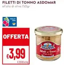 Pan Filetti di tonno ASDOMAR offerta