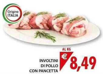 Involtini di Pollo con Pancetta