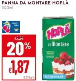 Pan Panna da montare HOPLA offerta
