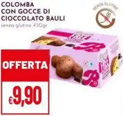 Pan Colomba con gocce di cioccolato BAULI offerta