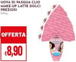 Pan Uova di pasqua clio make-up latte DOLCI PREZIOSI offerta