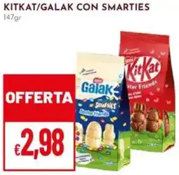 Pan Kitkat/galak con smarties offerta