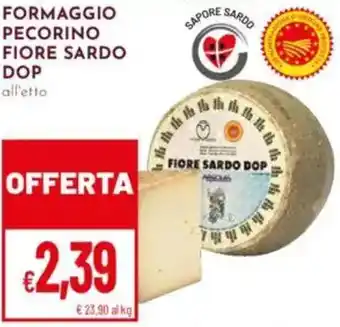 Pan Formaggio pecorino fiore sardo dop offerta