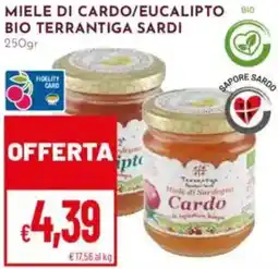 Pan Miele di cardo/eucalipto big bio TERRANTIGA SARDI offerta