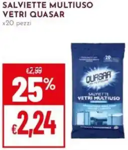 Pan Salviette multiuso vetri QUASAR offerta
