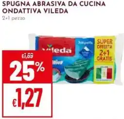 Pan Spugna abrasiva da cucina ondattiva VILEDA offerta