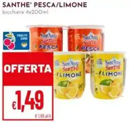 Pan Santhe' pesca/limone offerta