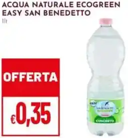 Pan Acqua naturale ecogreen easy SAN BENEDETTO offerta