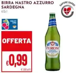 Pan Birra nastro azzurro SARDEGNA offerta