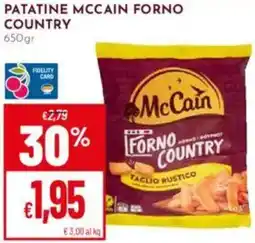 Pan Patatine mccain forno country offerta
