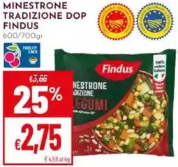 Pan Minestrone tradizione dop FINDUS offerta