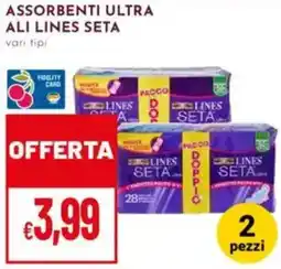Pan Assorbenti ultra ali LINES SETA offerta