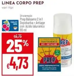 Pan Linea corpo PREP offerta