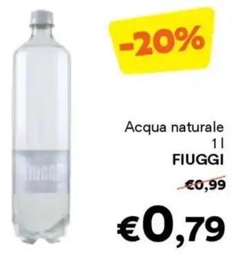 Unes Acqua naturale FIUGGI offerta