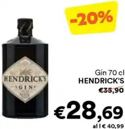 Unes Gin HENDRICK'S offerta