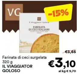 Unes Farinata di ceci surgelata IL VIAGGIATOR GOLOSO offerta