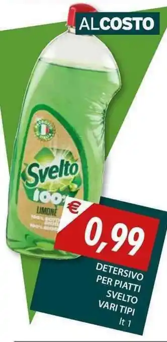 Svelto Detersivo per Piatti Vari Tipi 1lt