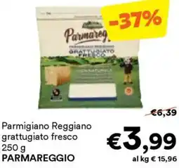 Unes Parmigiano Reggiano grattugiato fresco PARMAREGGIO offerta