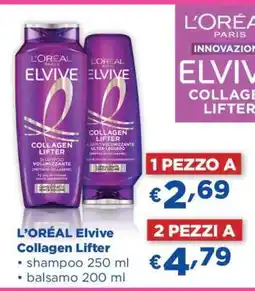Acqua & Sapone L'Oreal Elvive Collagen Lifter offerta