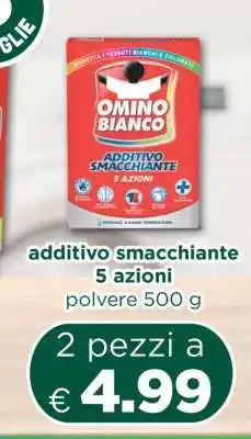 Acqua & Sapone Omino Bianco Additivo Smacchiante 5 Azioni offerta