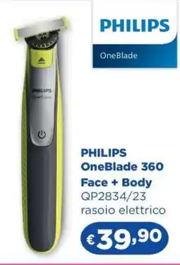 Acqua & Sapone PHILIPS OneBlade 360 Face + Body QP2834/23 offerta