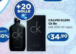 Acqua & Sapone CALVIN KLEIN CK be offerta