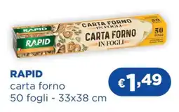 Acqua & Sapone RAPID carta forno offerta