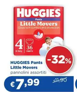 Acqua & Sapone HUGGIES Pants Little Movers offerta