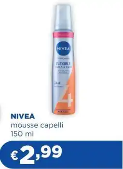 Acqua & Sapone NIVEA mousse capelli 150 ml offerta