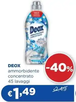 Acqua & Sapone DEOX ammorbidente concentrato 45 lavaggi offerta