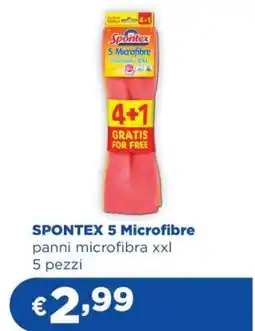 Acqua & Sapone SPONTEX 5 Microfibre offerta