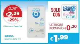 Acqua & Sapone INFASIL intimo 200 ml offerta